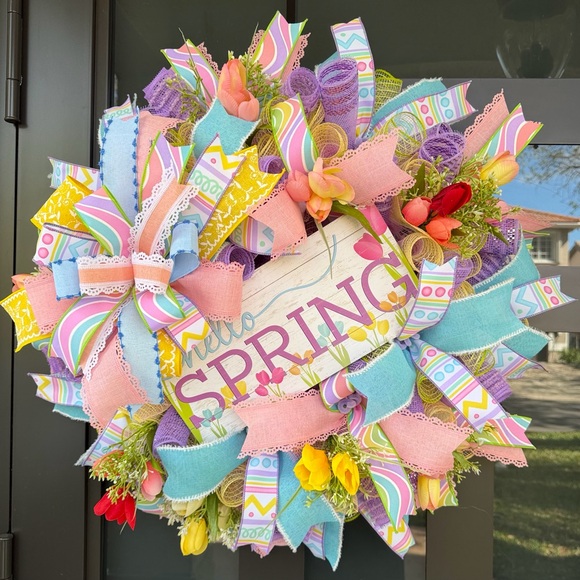 Hello Spring Wreath 🌷 - Picture 6 of 6